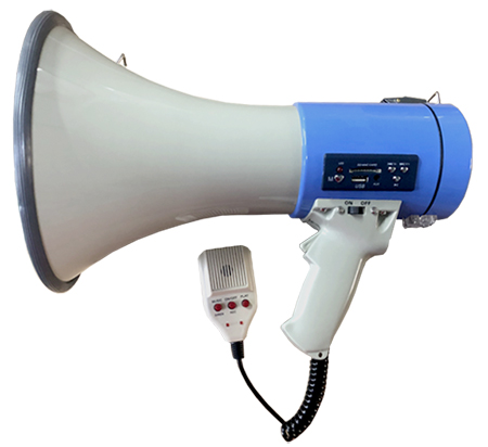 Megaphone with USB/SD/AUX/Recording