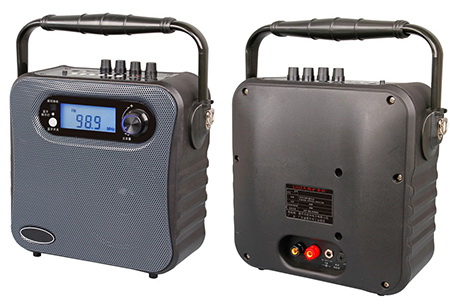 Portable Wireless PA Amplifier with USB/SD/Recording/Bluetooth