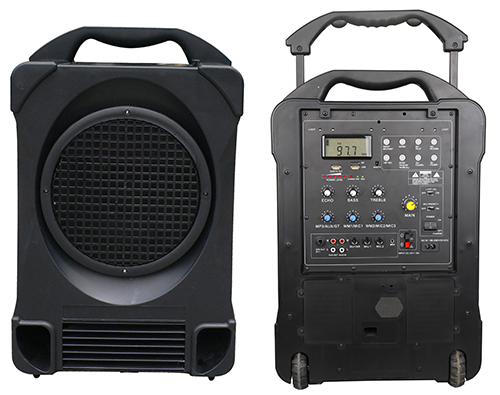 Multi-functional Portable Wireless PA Amplifier (MP3/Tuner/USB/SD/Recording/Bluetooth)