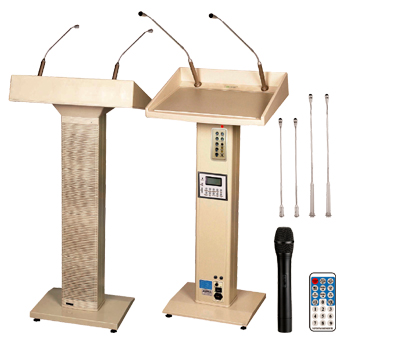 Portable Wireless PA Amplifier Lectern (MP3/Tuner/USB/SD)